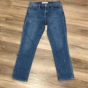 GAP 1960 Best Girlfriend Jeans Star Square Mix Metal Studs Women 27
